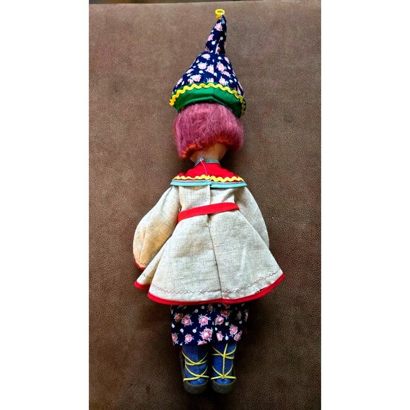 Vintage 21" Authentic Russian USSR Soviet Factory Doll Hypnotic Eyes Traditiona - Picture 4 of 10